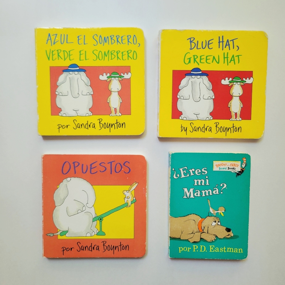 Four Spanish / English Board Books